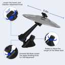 2 x Car Cymbal Air Vent, Car Crash Cymbal, Mini Drum Funny Musical Instrument Gadget, Drumming Fun for Drummer and Music Enthusiasts