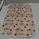 Puppy Pads with Pheromones, Reusable Washable Pet Training Pads, Leak-Proof Odor Control for Indoor Use, Car Seat and Furniture Protection, 15.75 x 23.62 Inches Brown