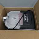 Silonn Ice Maker Countertop, Portable Ice Machine with Carry Handle, Self-Cleaning Ice Makers with Basket and Scoop, 9 Cubes in 6 Mins, 26 lbs per Day, Ideal for Home, Kitchen, Camping, RV (Black)