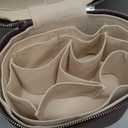 honitty Makeup Bag, Travel Make up Case with Compartments and Handle, Portable Cosmetic Organizer Bags,Toiletry Bag for Women