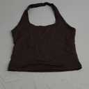 ForeFair Backless Halter Tops for Women - Summer Tank Top Casual Open Back Cute Sleeveless, Size: Small