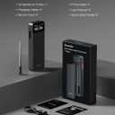 GoveeLife Bluetooth Wireless Meat Thermometer with Digital Standalone LCD Base, WiFi Unlimited Range, 1.8 Accuracy, Food Grade Internal Ambient Sensor Probes for Kitchen, BBQ, Grill, Oven, Smoker