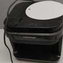 Nutrichef 5.8 Quart Air Fryer | 8-1 Preset Cook Modes | Transparent Fry Bowl for Best Cooking Results | Cook Shrimp, Steak, Fries, Wings, Chicken & More | Precise Temperature Control & Time | Grey