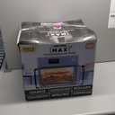 Kalorik MAXX Air Fryer Oven, 26 Quart 10-in-1 Countertop Toaster Oven & Air Fryer Combo - Fry, Bake, Roast, Rotisserie, & More, Large Glass French Doors & 9 Accessories, 1700-Watts, Stainless Steel