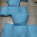 Indoor Outdoor Egg Chair Cushion Thick Hanging Chair Cushions Soft Seat Pad for Patio Garden Bedroom Teal