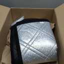 Window Insulation for Winter Draft Dlocker Adjustable Max Up To 59*79" Windows Insulation Kit Fit Most Indoor Room RV Curtains 3 Layers Heavy-Duty Cold Weather Curtain Window Cover Film Velcro Install