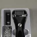 Electric Foot Callus Remover Kit, Elmchee Rechargeable Pedicure Tools Foot Care Feet File with 3 Roller Heads,2 Speed,Battery Display for Remove Cracked Heels Calluses and Dead Skin(Black) (1 Count (Pack of 1))