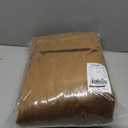 StangH Mustard Gold Velvet Curtains - Light Blocking Grommet Blackout Drapes for Living Room Bedroom Country Style Party Backdrop Decorations, W52 x L84 inches, 2 Panels