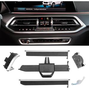 Jaronx Compatible With BMW Air Vent Clips Tab for X5 G05 2019-2023/X6 G06 2020-2023/X7 G07 2019-2023,Upgraded AC Vent Clips Air-Conditioning Outlet Tab Trim Set for BMW X5 G05/X6 G06/X7 G07(Left Side)