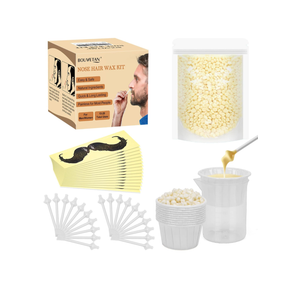 Nose Wax Kit Men Women, Bouvetan Nose Hair Waxing Kit