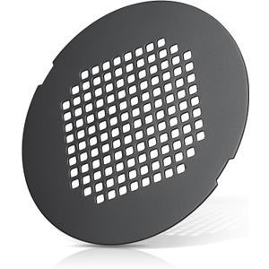 Shower Drain Cover, Shower Drain Hair Catcher Snap-in Replacement Strainer, Matt Black Round Grate, Drain Protector Designed for 4.25" D Standard Round Shower Drains