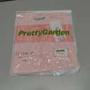 PRETTYGARDEN Womens 2025 Summer Casual Short Sleeve Dresses A Line Bow Tie Front Babydoll Loose Cute Mini Dress with Pockets (M)