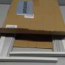 LBG Products Window Air Conditioner Side Panel and Frame Set,AC Accordion Filler Kit,Fits Most 8000BTU Window Air Conditioners,AC Side Panels Frame Kit