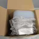 8 Pcs 304 Stainless Steel Food Storage Containers with Lids 1/3 Size Hotel Pan Chicken Food Grade Pans Metal Meal Containers for Restaurant Stackable Kitchen Freezer Buffet(2.5 Inch Deep)