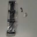 VAEHOLD Hat and Coat Wall Mount Rack - 4 Hooks for Robes, Bags, Keys, and Towels - Bathroom Towel Hanger Organizer -Black