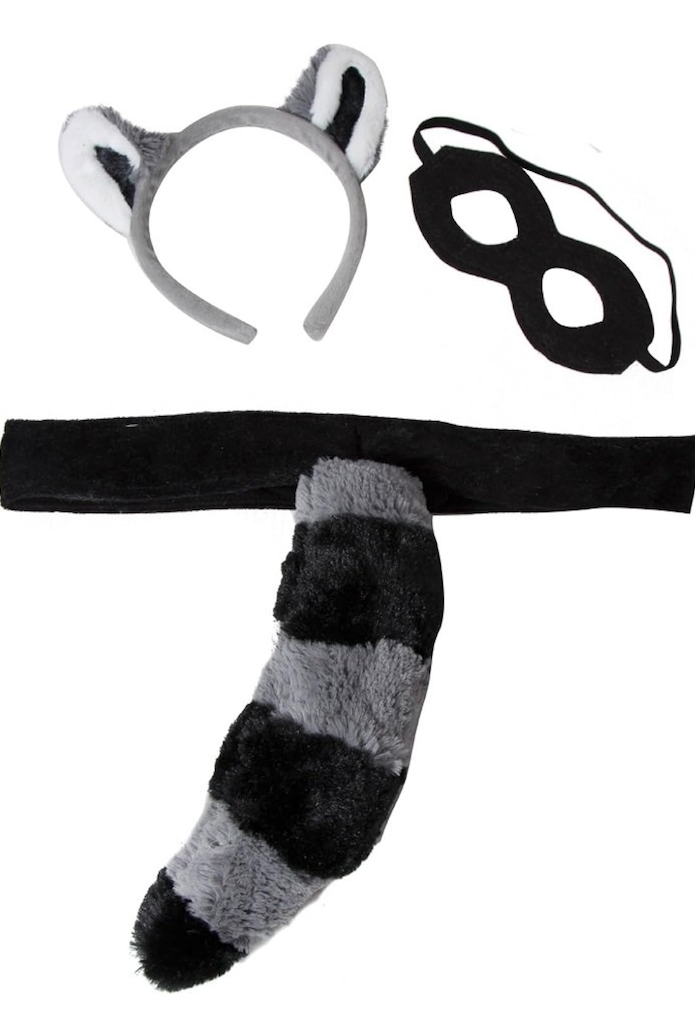 Kids Plush Farm, Mythical, Woodland and Zoo Animals Headband Ears & Tail Costume Set 