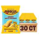 HIPPEAS Chickpea Puffs, Groovy White Cheddar, Gluten Free Snacks, Dairy Free, Vegan, 0.8oz, Pack of 30, 3g Protein, 2g Fiber, Crunchy, Nutritious, Baked Plant Protein Snack, Non-GMO, Kosher (EXP 02/11/25)
