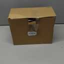 11x4.7x8 Inch Fireplace Lanterns Decorative Flameless Portable Led Lantern Battery Operated and USB Operated 6 Hours Timer Included Indoor/Outdoor(No Heater Function) (1Pack Rectangle)