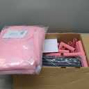 Pink Baby Playpen 74x50 Inches Playpen for Little Princess Play Yards Indoor & Outdoor Sturdy Safety Baby Girls Play Pen with Soft Breathable Mesh Toddlers Activity Center with Anti-Slip Base