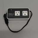 YSOLX 200W Car Power Inverter 12V to 110V for Vehicles, Car Plug Adapter Outlet with 4 USB Fast Charger, Car Charger Cigarette Lighter Adapter for Phone, Laptop on Road Trip (white)