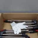 33" L x 25" W x 25" H Collapsible Travel Dog Crate, Portable Soft Dog Kennel for Medium Large Dogs up to 60 lbs, 4-Door Foldable Travel Crate with Durable Mesh & Storage Bag, Grey