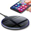 Wireless Charger 30WWireless Charger Pad Fast Wireless Charging Compatible with Galaxy S24/S23/S22/S21/S20/S10, Fast Charger Compatible with iPhone 16/15/14/13/12/11 Series