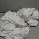 LA MEACK Couch Cushion Covers for Sectional Sofa L Shape Washable Separate Seat Chaise Couch Cover Stretch Sofa Slipcovers with 2 Pcs Pillowcases(2 Seater + 1 Chaise, White)