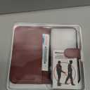 TUCCH Wallet Case for iPhone 13 Mini, RFID Blocking Card Slot Stand [Shockproof TPU Interior Protective Case], PU Leather Magnetic Flip Cover Compatible with iPhone 13 Mini 5.4-Inch, Dark Red