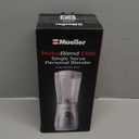 Mueller Smoothie Blender for Smoothies - Personal Blender for Shakes, Frozen Drinks, Baby Food & More, 15oz Travel Cup and Lid, Durable Stainless Steel Blades for Powerful Blending Performance, White