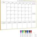 ARCOBIS Monthly & Weekly Calendar Whiteboard for Wall