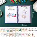 Motiskyy Teacher Appreciation Gift Card Book 7 x 5 Inch Great Teacher Greeting Card Organizer Book Keeper Thank You Gift Keepsake for Appreciation Week Classroom School