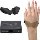 DELTAHUB Carpio 2.0 - Right-Handed Truly Ergonomic Wrist Rest for Mouse, Carpal Tunnel Support, Pain Relief, Anti-Fatigue, Easy Glide, Sleek, Office Computer, Laptop, Gaming - Small, Black