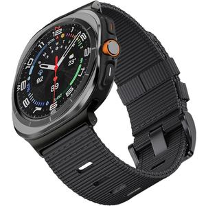 Compatible for Samsung Galaxy Watch 8 Band 40mm 44mm/Galaxy Watch 8 Classic 46mm,Pro Tactical Camouflage Rugged One Click No Gap Nylon Bands Accessories Compatible for Galaxy Watch 8 Band for Men Women