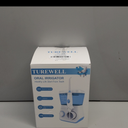 TUREWELL Water Flossing Oral Irrigator, 600ML Dental Cleaner 10 Adjustable Pressure, Electric Oral Flosser for Teeth/Braces, 8 Replacement Jet Tips for Family (White)