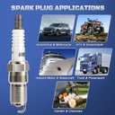 Iridium Spark Plugs 8 Pack 7164 TR55IX Compatible with 1997-2010 Ford F150 V8 4.6 5.4, Ford Expedition Explorer Mustang, Cadillac, Chevy, GMC, Lincoln, Buick, Mercury Vehicles 4.1-8.1L