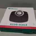 Adamson A25 Scales for Body Weight - Up to 400 LB - 5.3" Dial on 12.4" x 10.2" Platform - Anti-Skid Rubber Surface - High Precision Bathroom Scale Analog - Durable with 20-Year Assurance - Gold