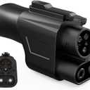 NACS to CCS Adapter, Fit for Tesla Supercharger to CCS1 Electric Vehicle Adapter, 500A 1000V TSL Charger Adapter for CCS1 EVs, for Ford EVs, GM, Rivian and V3/V4 DC Fast Charging Stations