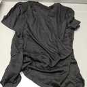 OneWhoYoung Womens Casual T-Shirts Summer V Neck Short Sleeve Loose Tees Tops Summer Basic T-Shirts(Black,XX-Large)