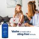 Vashe Wound Solution OTC | Pure Hypochlorous Acid-Preserved Wound Cleanser | Home Wound Care | Non-Cytotoxic and Skin-Neutral pH | 8.5 Fl Oz