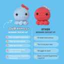 Crochet Kit for Beginners,Crochet Animal Kit 2 Octopus for Adults and Kids with Step-by-Step Video Tutorials,DIY Knitting Supplies,40% Extra Practice Yarn