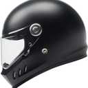 Motorcycle Full Face Helmet DOT and ECE Approved - YEMA Helmet YM-833 Motorbike Moped Street Bike Racing Crash Helmet with Clear Visor for Adult, Men and Women - Matte Black, S (Small)