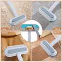 Multifunctional Pet Hair Removal Brush, 4 in1 Cat and Dog Pet Hair Removal Tool, Durable, Reusable, Washable Lint Brush for Furniture, Couch, Carpet, Clothes, Detangling Comb