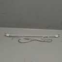 110V LED Under Cabinet Lighting,17inch LED Strip Light Bar with 6ft Power Cord,Magnetic Installation,Super Slim Counter Light,Reading Desk Lamp for Kitchen/Work Table.(White 6000K)