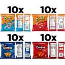 Frito-Lay Doritos & Cheetos Mix Variety Pack, 2.42 Pounds, (Pack of 40), BBD: JUN 30/2026