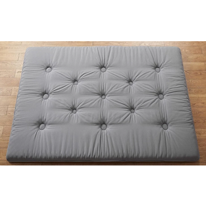 FuwaFuwa Japanese Futon Mattress Floor Roll Up, Sleep Mat Foldable Camping Pad for Adult Full