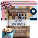 Double Donut Coffee Double Donut White Hot Chocolate Mix Packets, Flavored White Hot Cocoa Mix Packets, 18 Count (EXP 03/18/27)