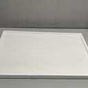 Stone Bath Mat Diatomaceous Earth Shower Mat Non-Slip Super Absorbent Diatomite Stone Bath Mats for Bathroom Floor Quick Drying Natural Easy to Clean(23.6''15.4" White)