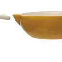 3 x Creative Co-Op Hand-Painted Stoneware Measuring Cups, Multicolor