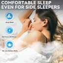 Sleep Earbuds for Side Sleepers, Wireless Noise Cancelling Sleep Headphones with Sleep Mode, LED Power Display, Comfort Fit for Sleeping, Working, Hiking (Mint Green)