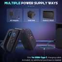 innoAura Switch 2 Charging Dock J-Con, 4 in 1 Fast Charger Station with LED Indicator, Foldable & Magnetic, Travel-Friendly, Switch 2 J-Con Accessories with 3FT USB C Cable